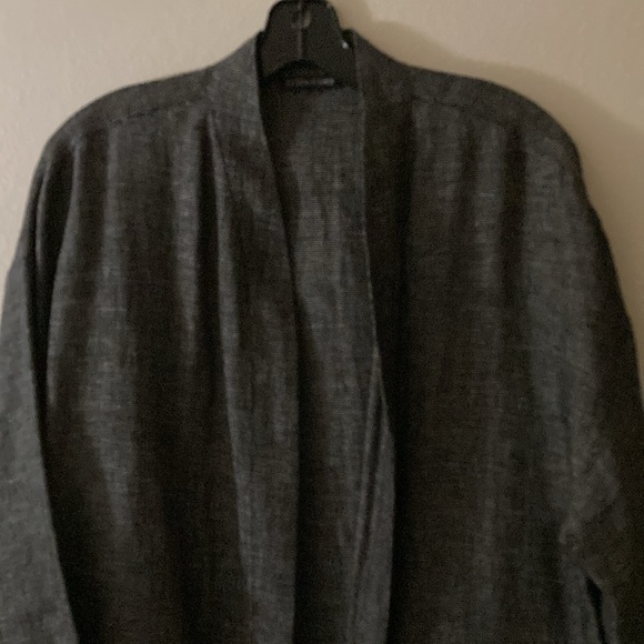 Eileen Fisher Linen/Tencel Kimono - Picture 2 of 8